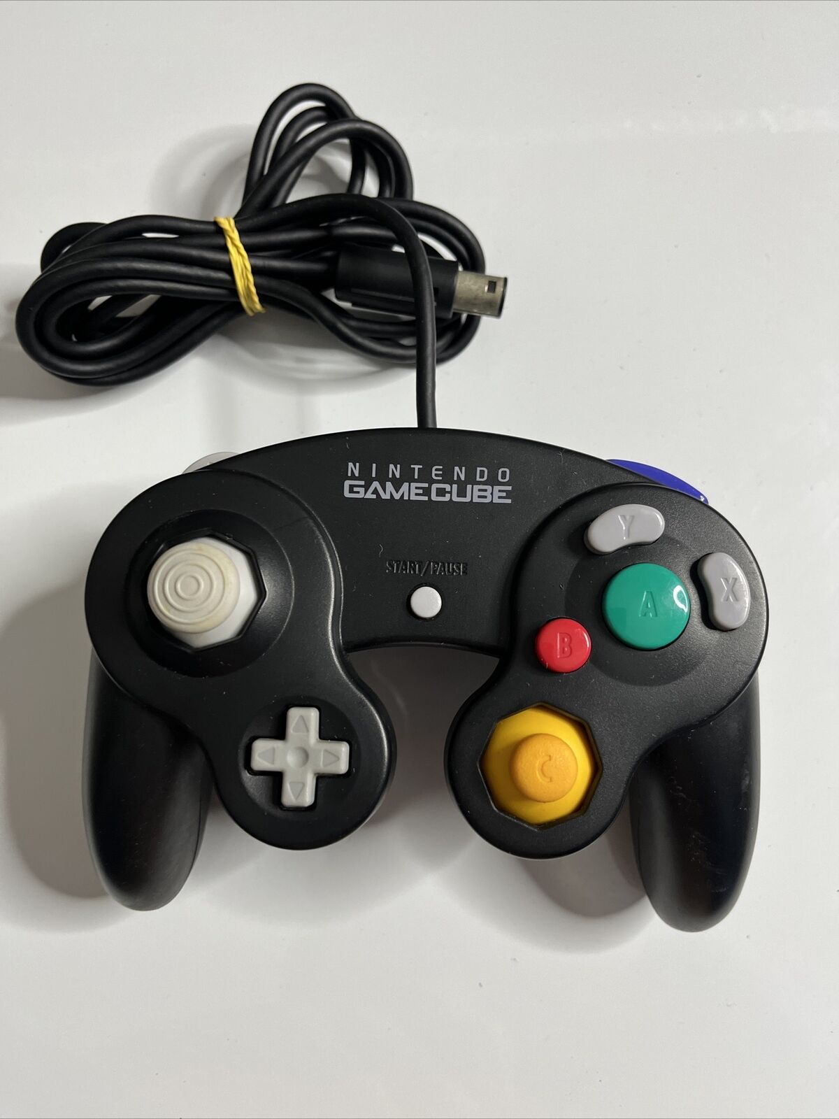 Gamecube Game Controller Official Nintendo GameCube Controller Black - Genuine tested and clean ...