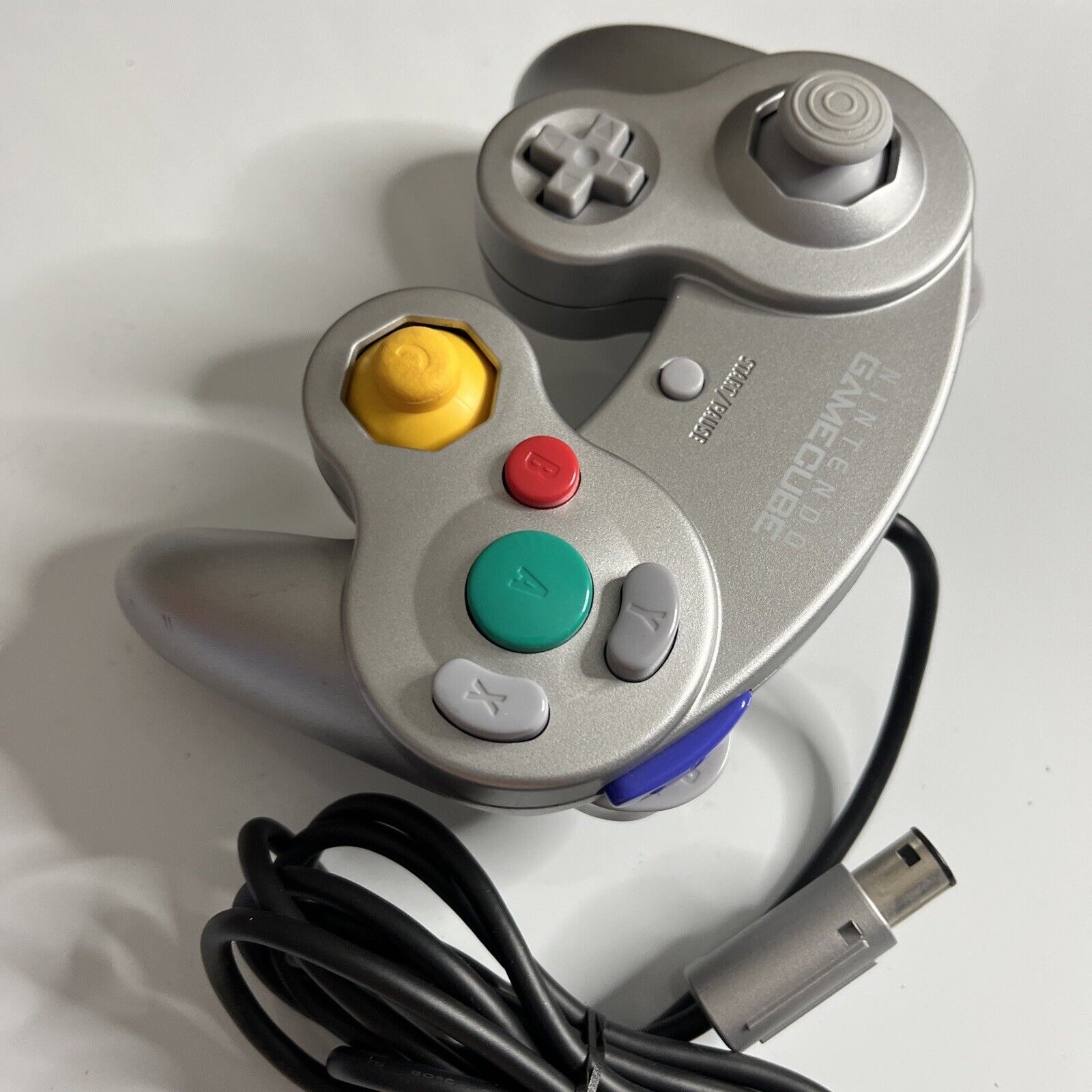 Official Nintendo GameCube Controller Silver - Genuine Tested and Clea ...