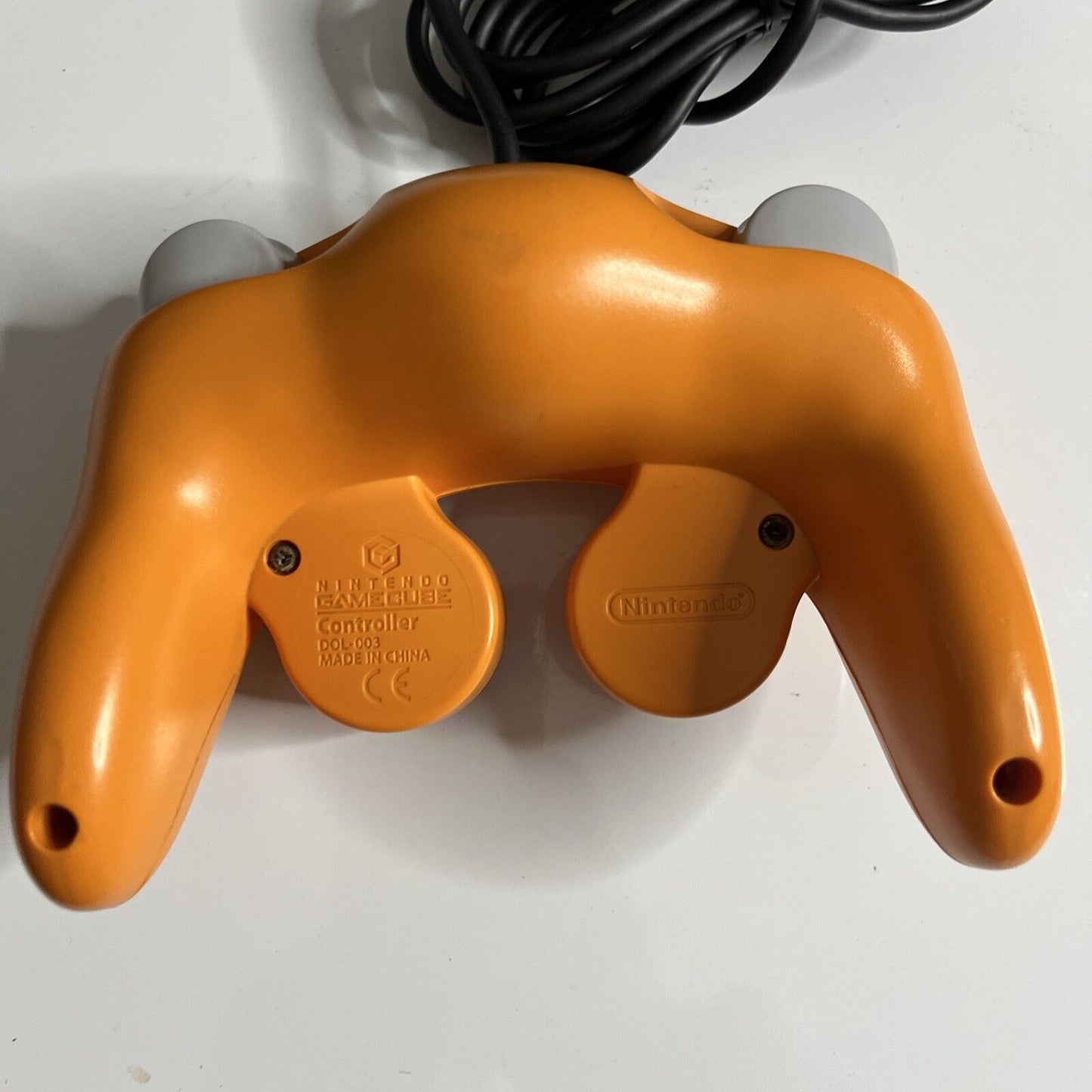 Official Nintendo GameCube Controller Orange  Genuine Tested and Cleaned