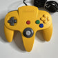 Authentic Nintendo 64 Yellow N64 Controller Genuine Tested and Cleaned