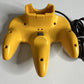 Authentic Nintendo 64 Yellow N64 Controller Genuine Tested and Cleaned