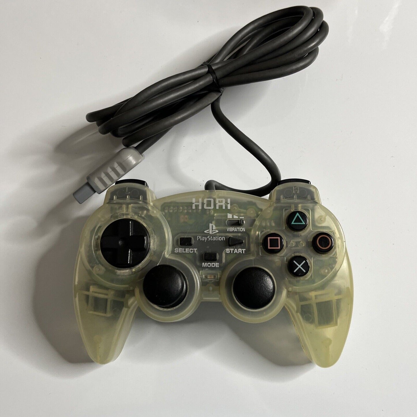 Hori Sony PlayStation Analog Sindou Controller Clear Transparent for PS1 PS2