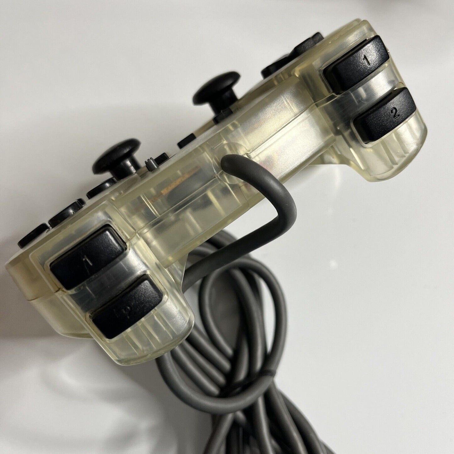 Hori Sony PlayStation Analog Sindou Controller Clear Transparent for PS1 PS2