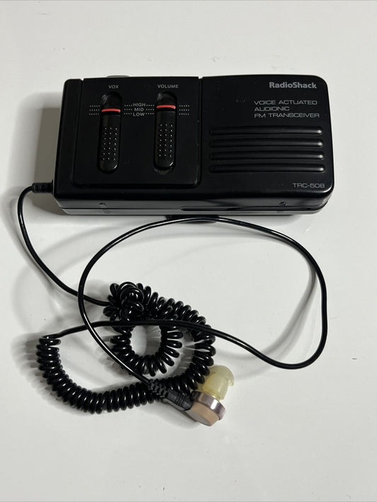 RadioShack Voice Activated Audionic FM Transmitter TRC-508 Untested