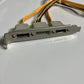 2 Ports SATA to eSATA + IDE 4 Pin Power Slot Cable
