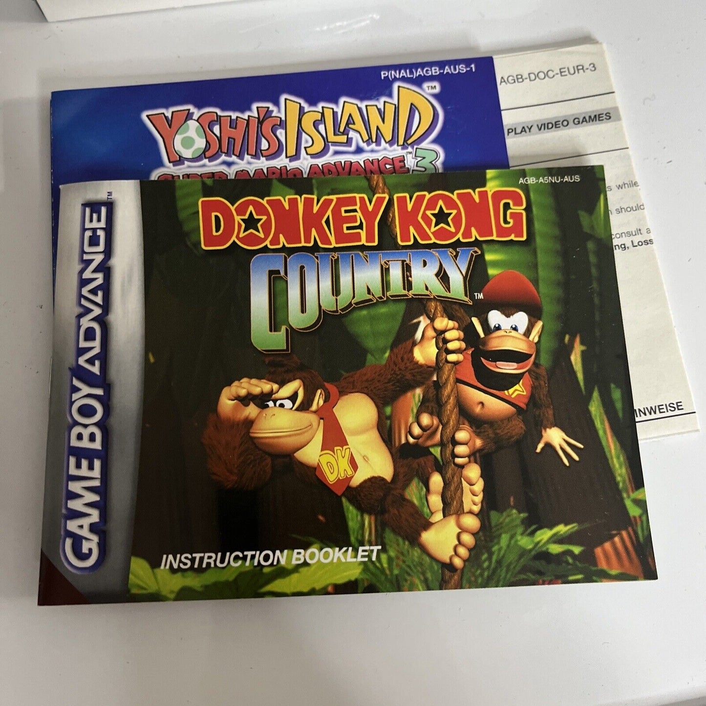 Donkey Kong Country GBA Nintendo Gameboy Advance AGB-A5NU-AUS 2003 Game Complete