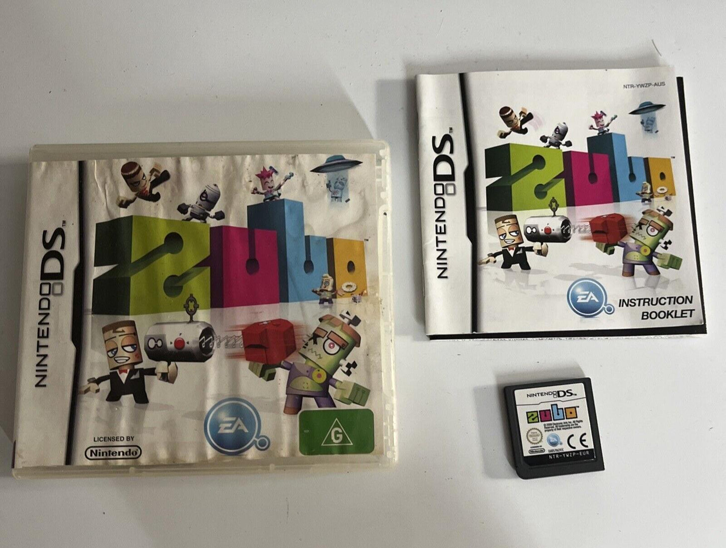 Zubo  NDS Nintendo DS Complete 2008 Game