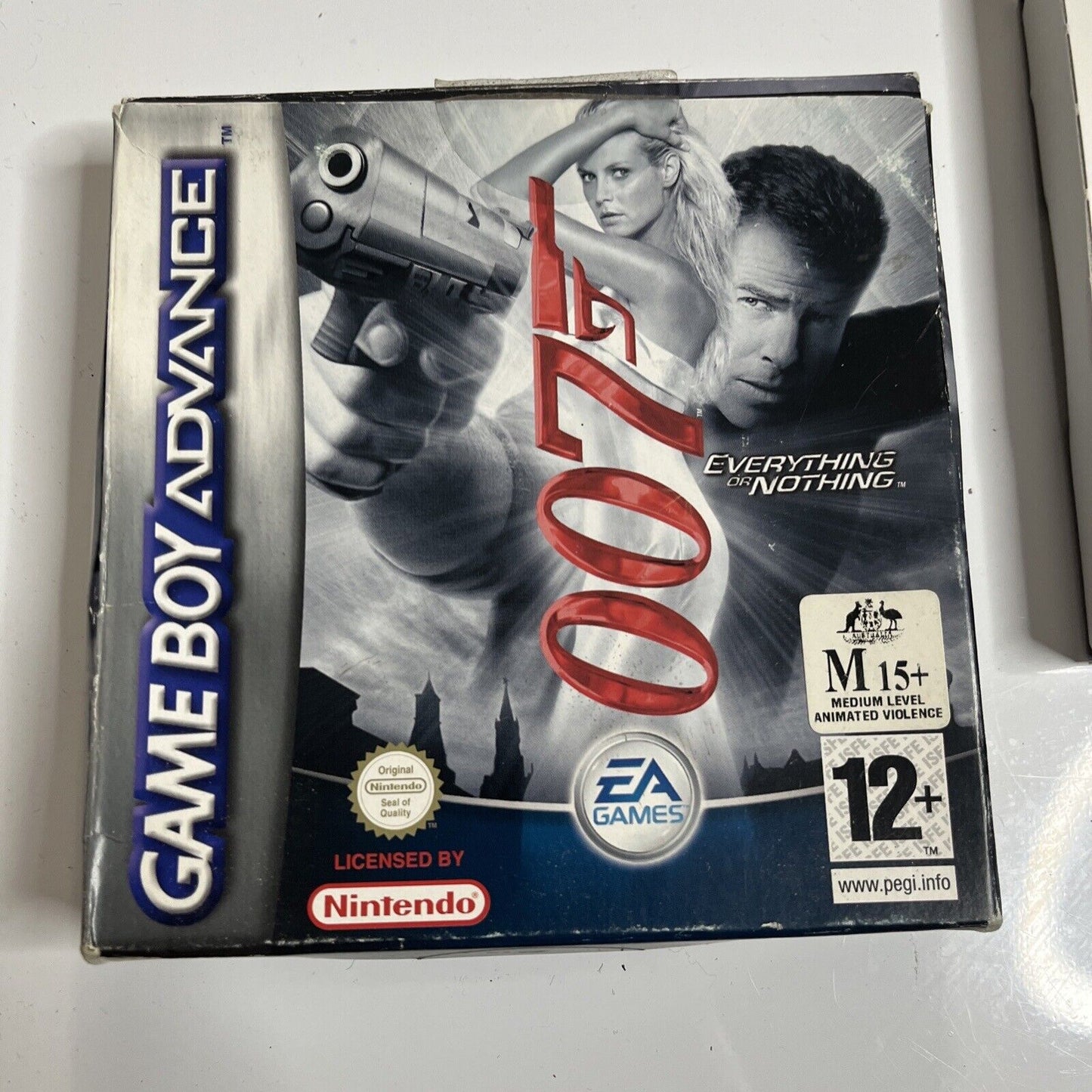 James Bond 007 Everything Or Nothing  GBA Nintendo Gameboy Advance Game Complete