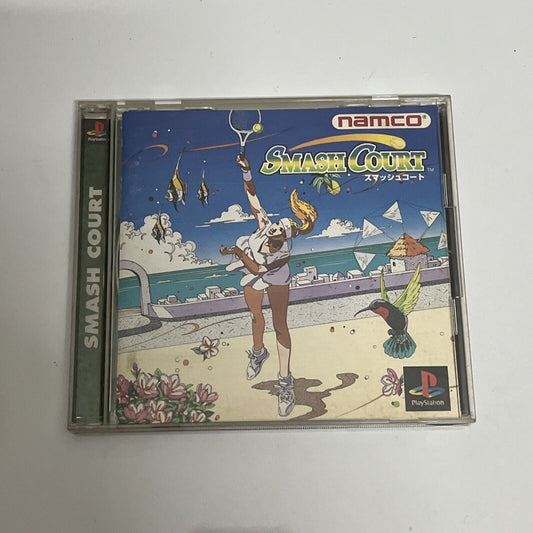 Namco Smash Court  PS1 Sony PlayStation NTSC-J JAPAN Tennis 1996 Game
