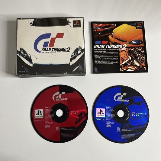 Gran Turismo 2 Driving Simulator PS1 Sony PlayStation NTSC-J JAPAN Racing Game