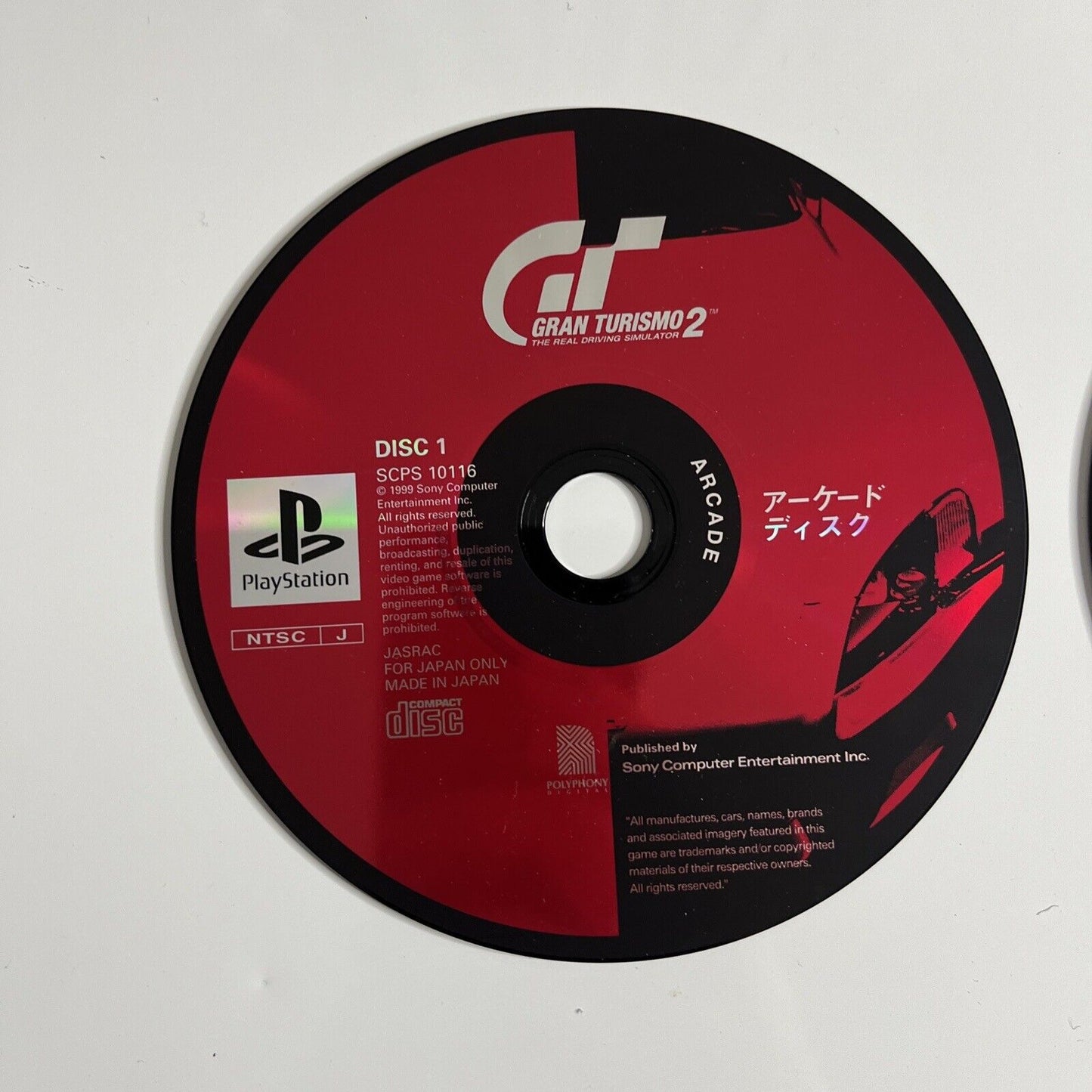 Gran Turismo 2 Driving Simulator PS1 Sony PlayStation NTSC-J JAPAN Racing Game