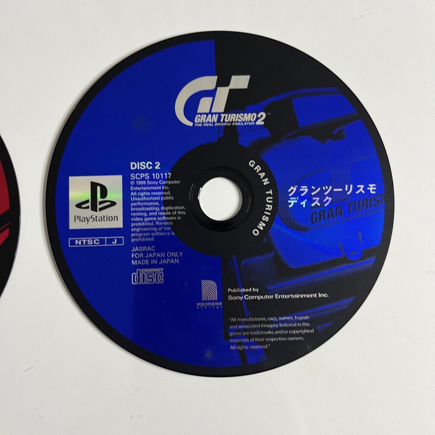 Gran Turismo 2 Driving Simulator PS1 Sony PlayStation NTSC-J JAPAN Racing Game