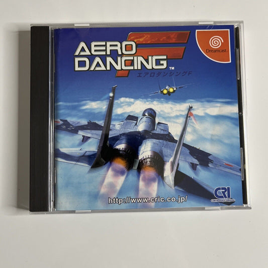 Aero Dancing F  DC Sega Dreamcast NTSC-J JAPAN Air Combat 2000 Game