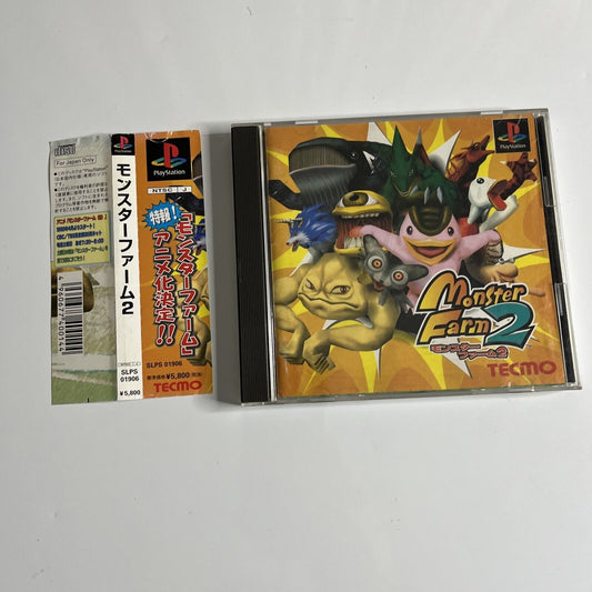 Monster Farm 2 PS1 Sony PlayStation NTSC-J JAPAN Game 1999 Complete