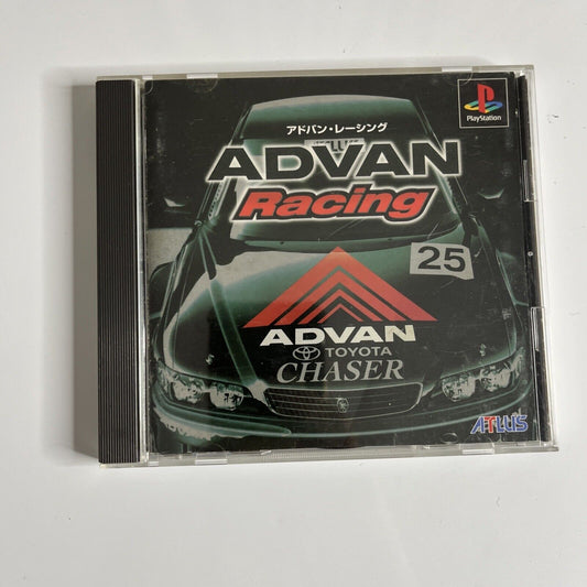 Advan Racing PS1 Sony PlayStation NTSC-J JAPAN Car Racing 1998 Game