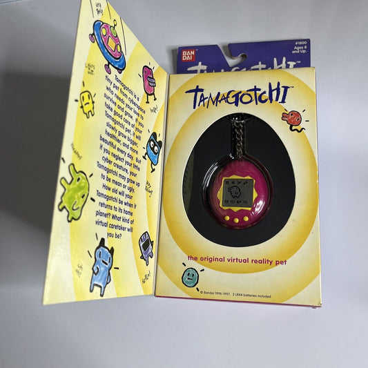 Original 1997 Tamagotchi Sealed in Box Pink Version NEW