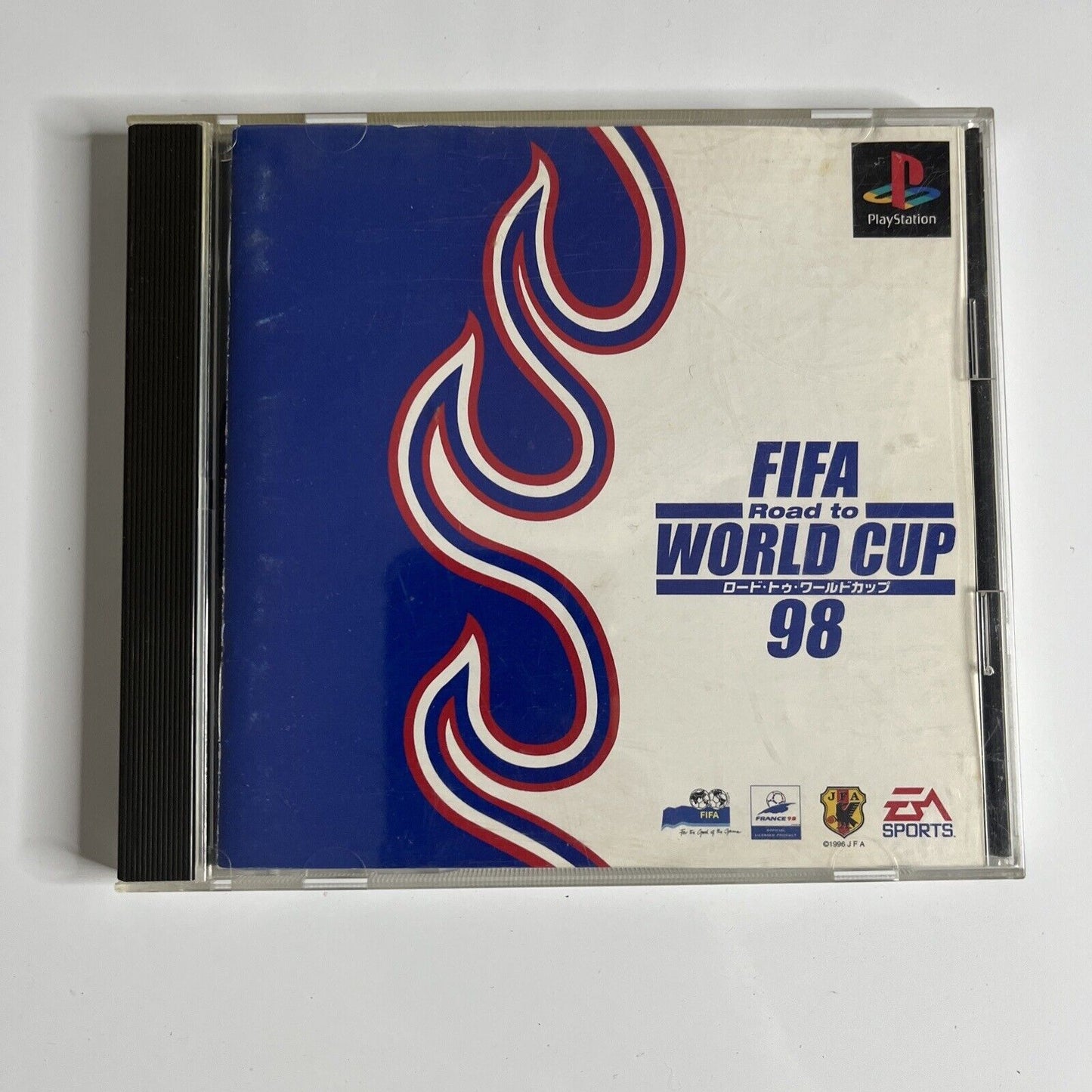 FIFA Road To World Cup 98 PS1 Sony PlayStation NTSC-J JAPAN Soccer Football Game