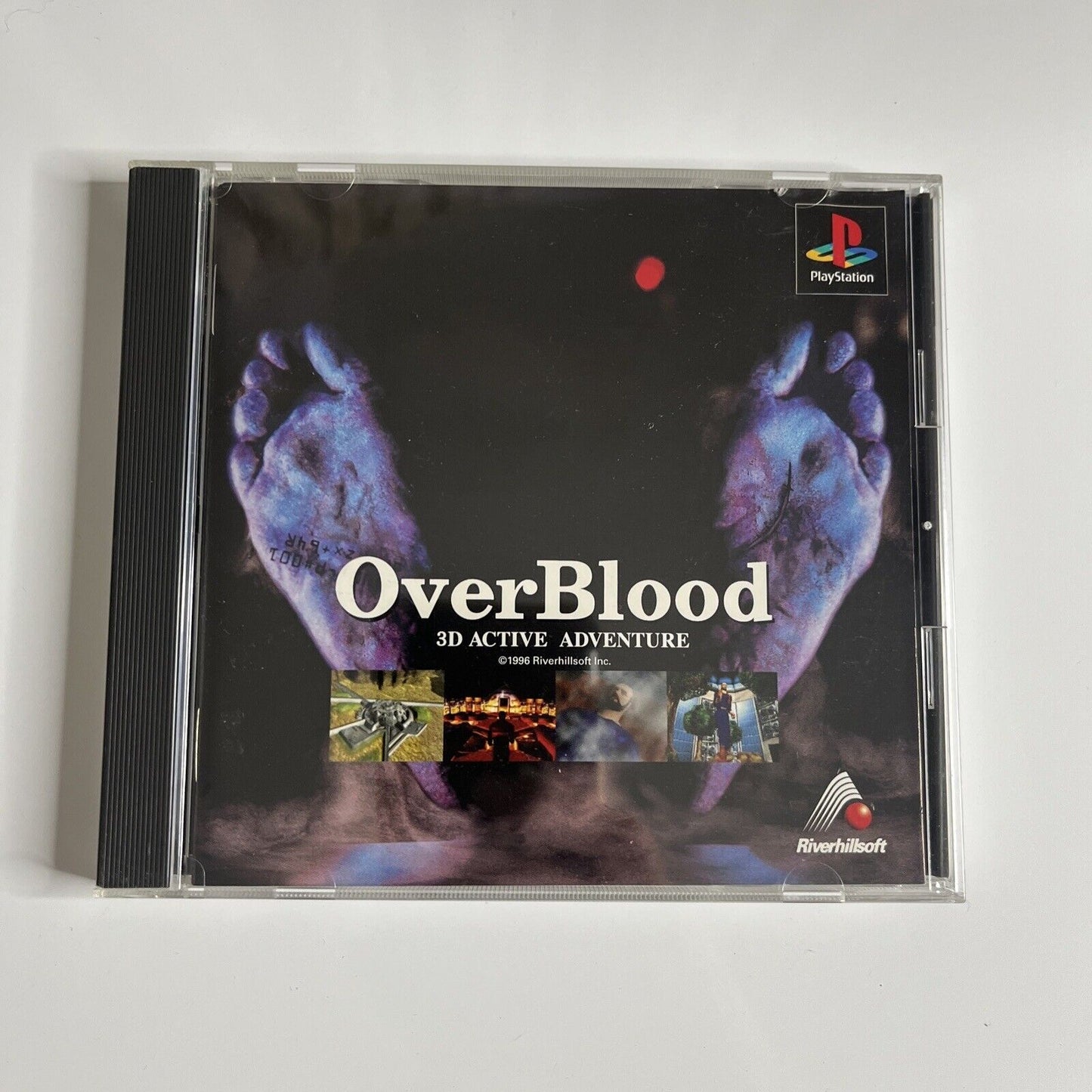 Over Blood: A 3D Active Adventure PS1 Sony PlayStation NTSC-J JAPAN Complete