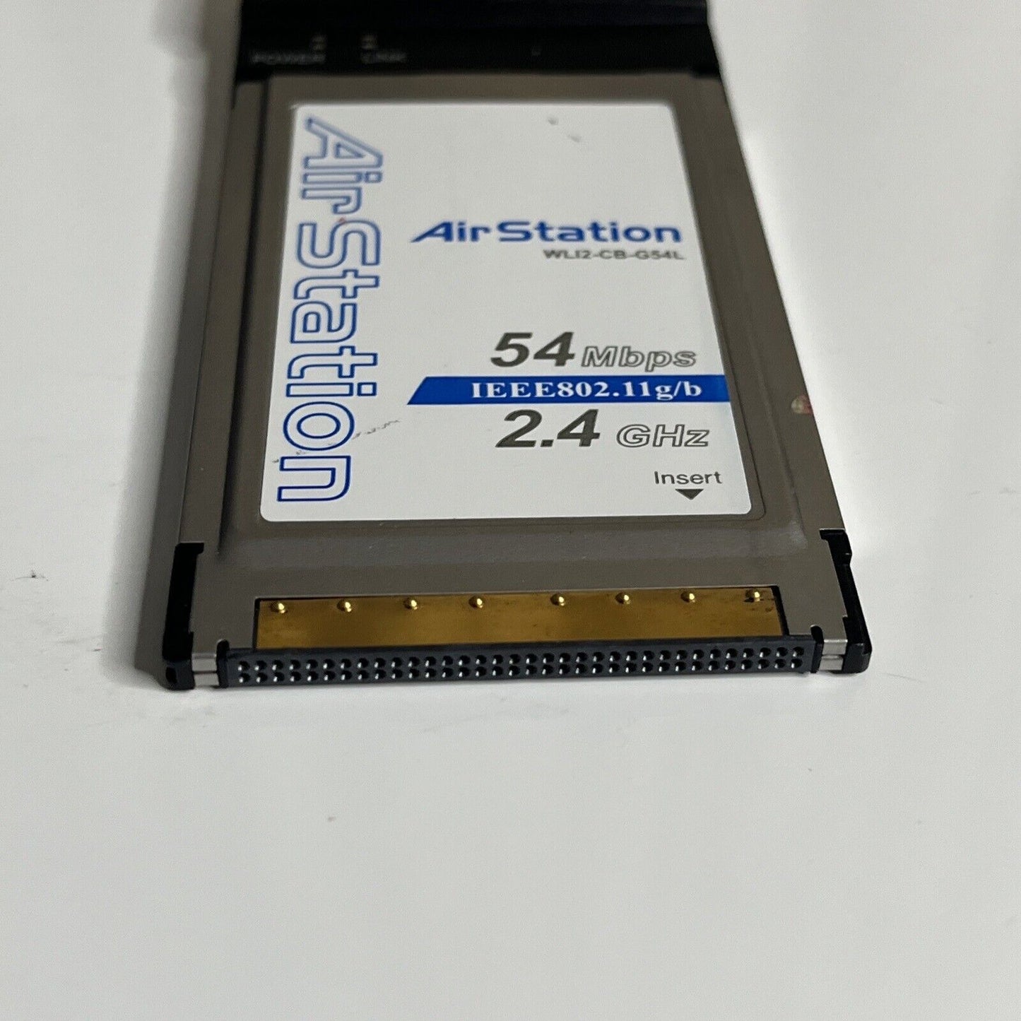 Buffalo Air Station Wireless WiFi LAN Card PCMCIA 54 Mps WLI2-CB-G54L