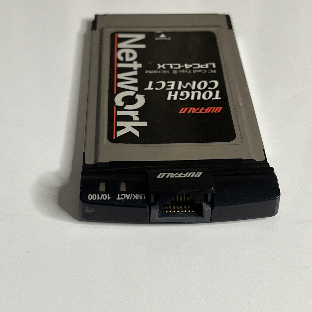 Computer Pcmcia Buffalo Network Ethernet LAN Card PC Type II 10/100M Laptop PCMCIA LPC ...