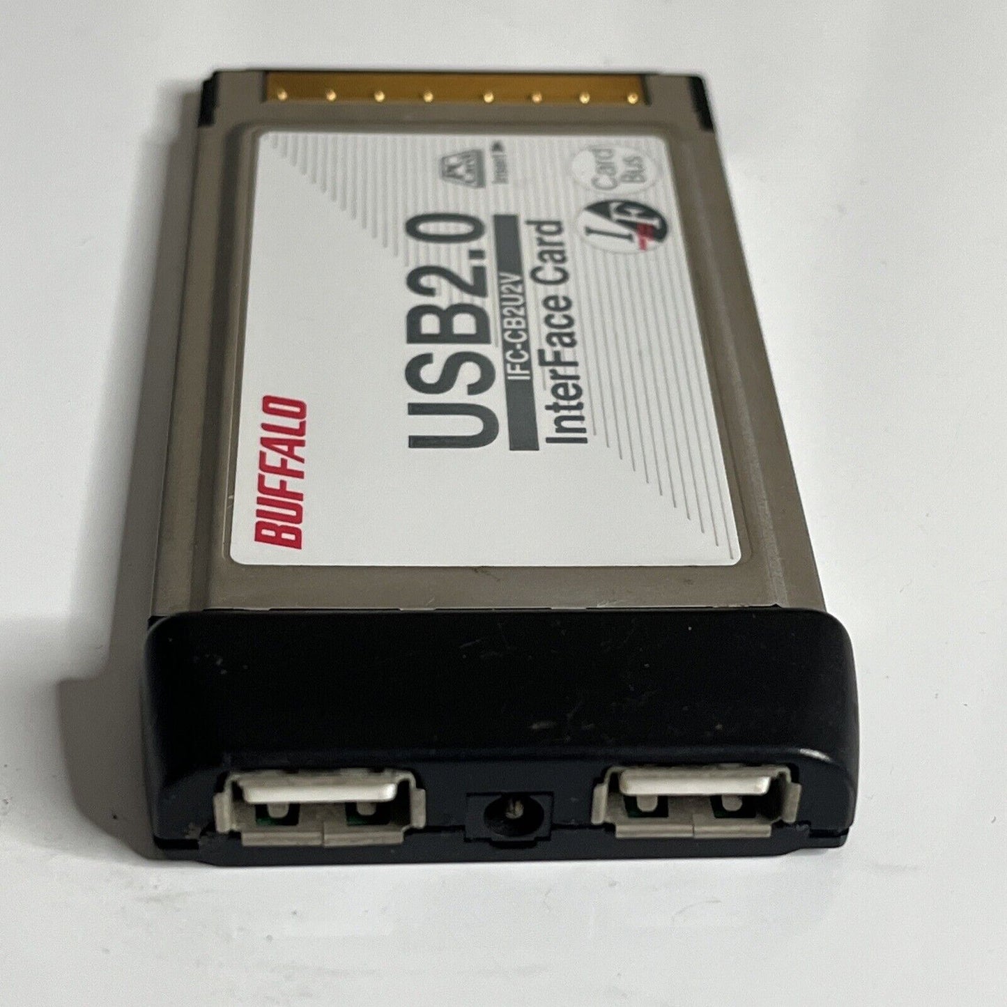 Buffalo USB 2.0 Interface Card CardBus PCMCIA Laptop PC Card IFC-CB2U2V