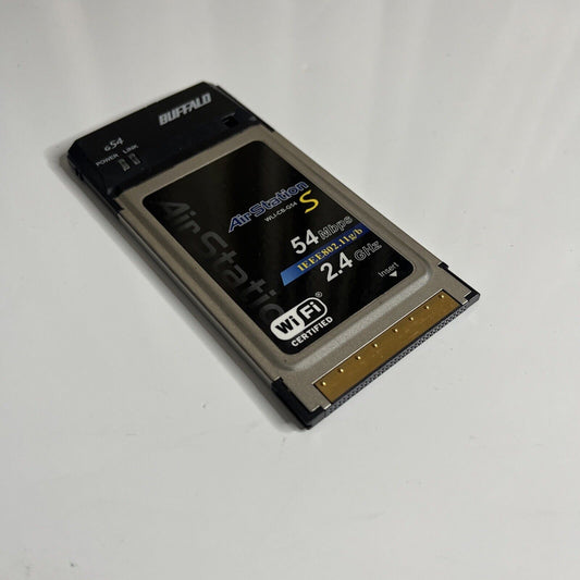 Buffalo Air Station WiFI Wireless Network Card Laptop 54 Mbps PCMCIA WLI-CB-G54