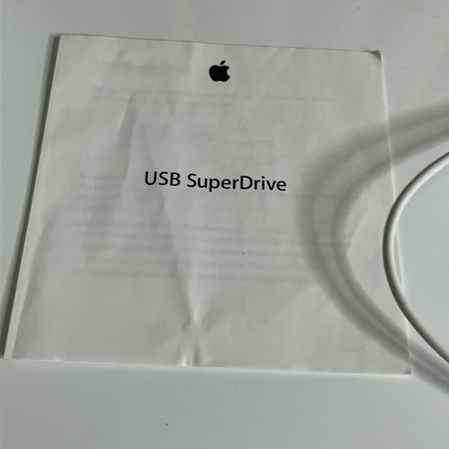 Apple USB SuperDrive CD/DVD External Drive Reader and Burner Silver A1379