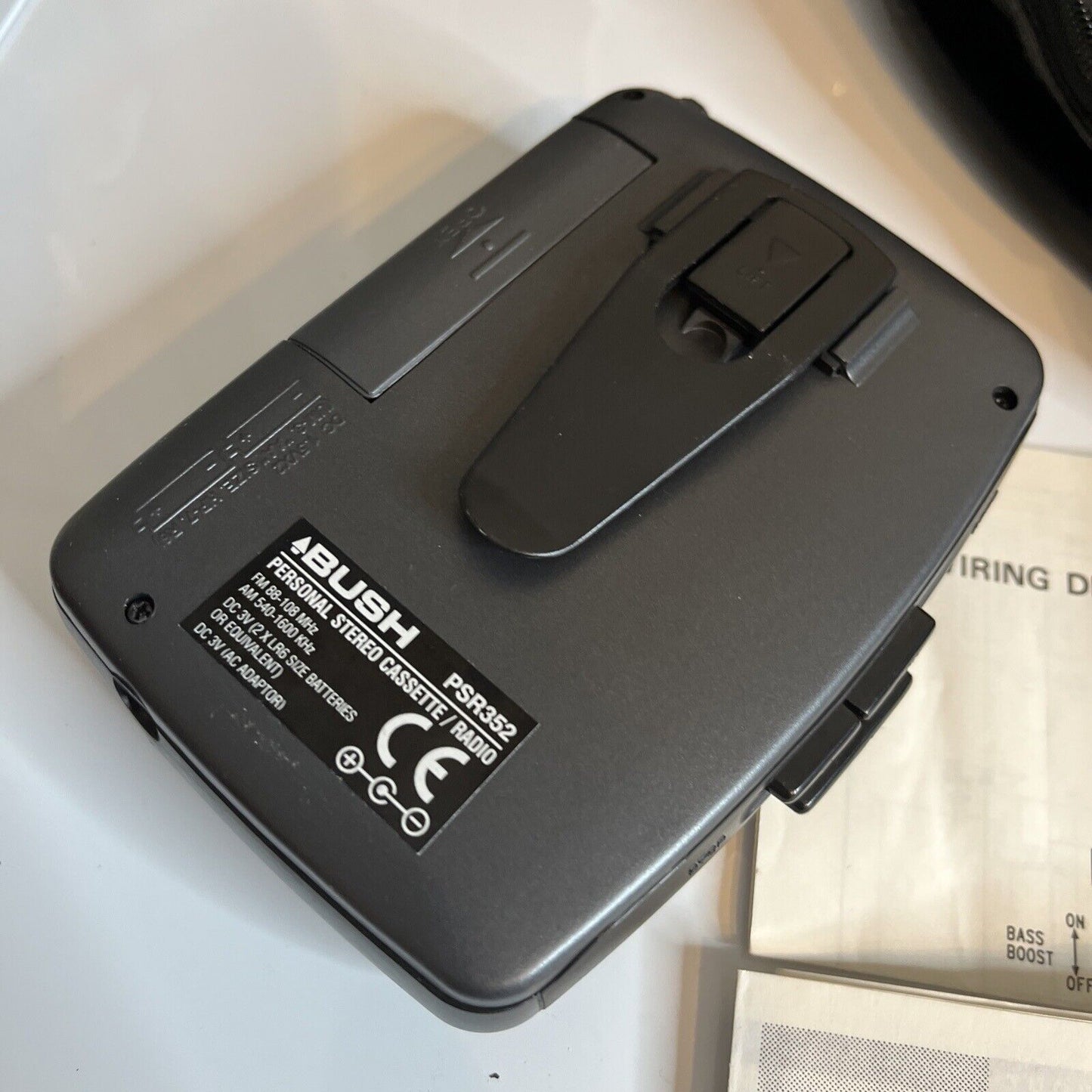 Bush Personal Stereo Cassette Radio Portable Player *Doesn't Turn On For Parts