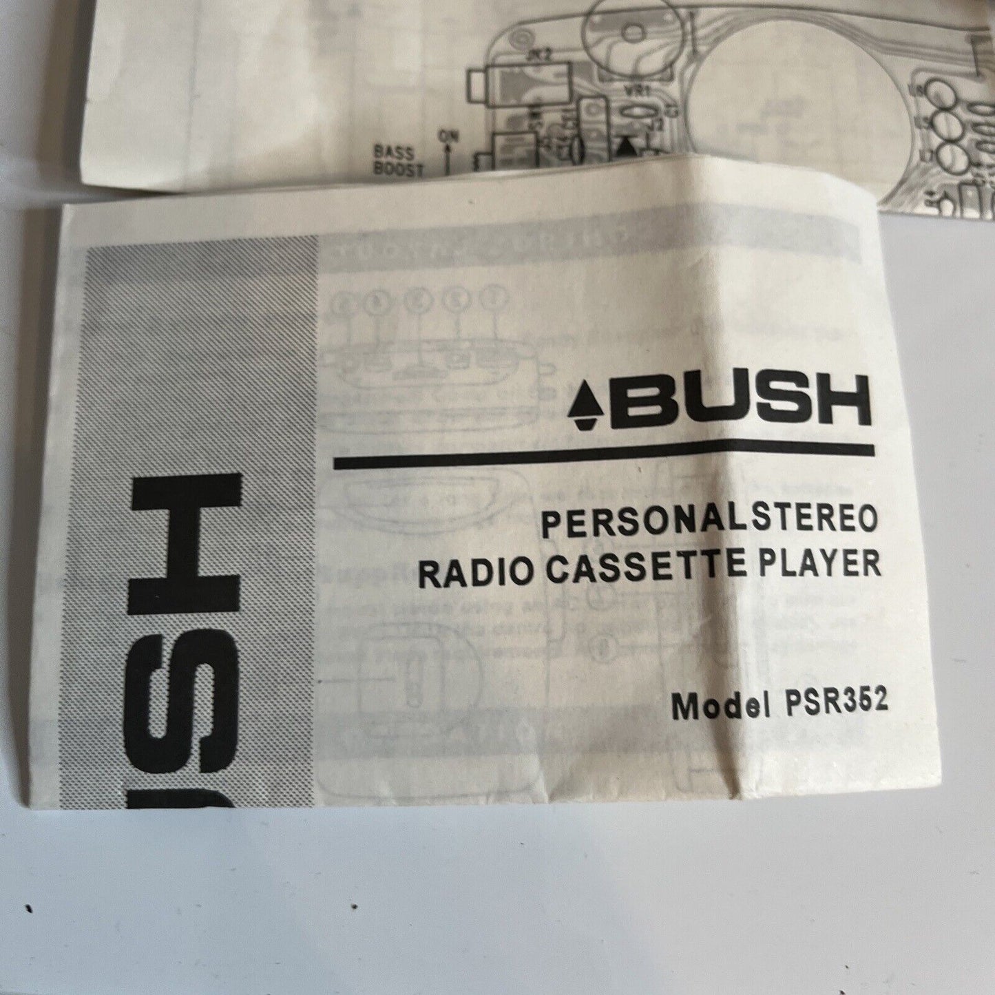Bush Personal Stereo Cassette Radio Portable Player *Doesn't Turn On For Parts
