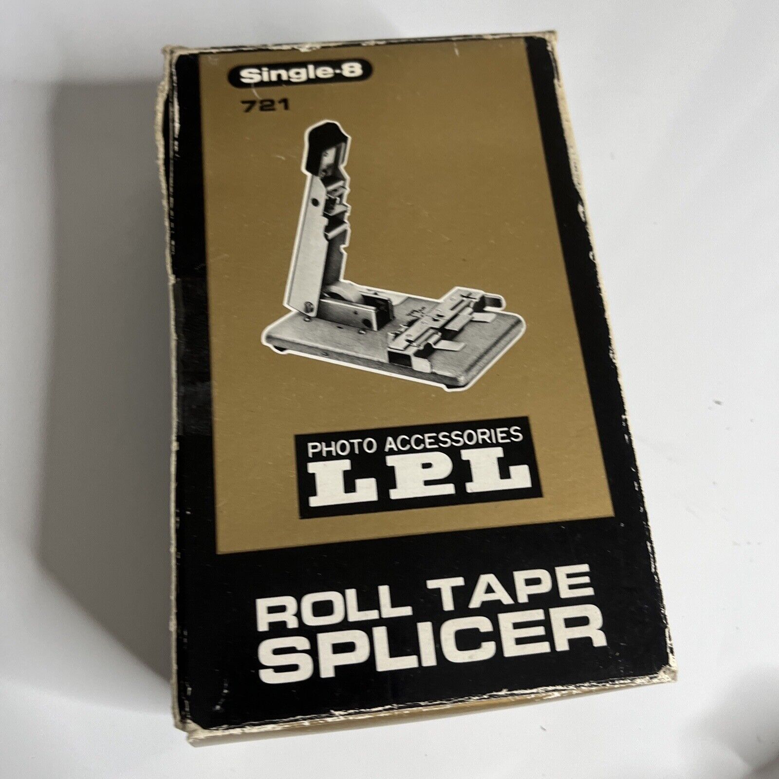 LPL　ROOL TAPE SPLICER　中古品　F743 LPL Roll Tape Splicer Single-8 721 for 8mm Film Made In