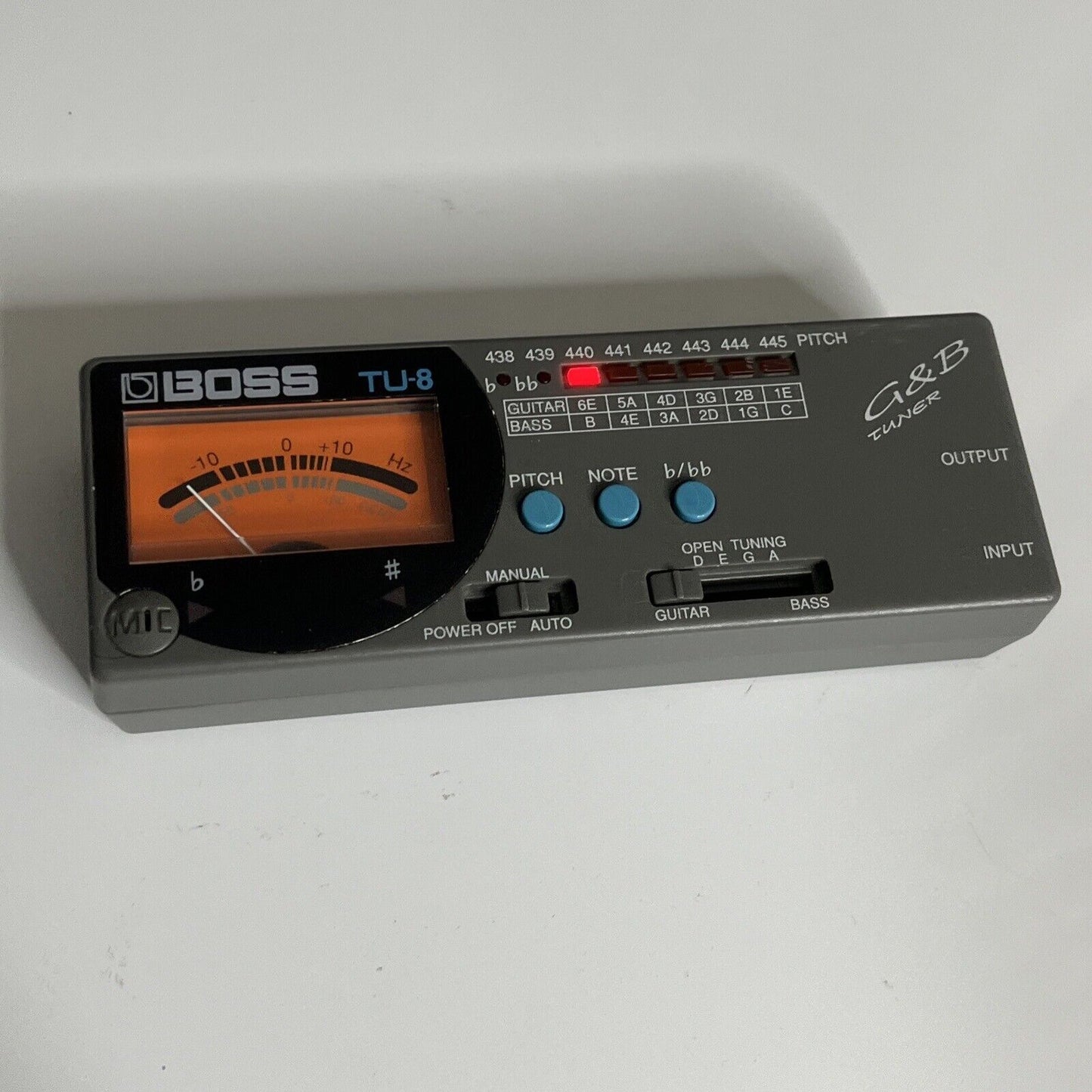 Boss TU-8 Guitar & Bass Tuner