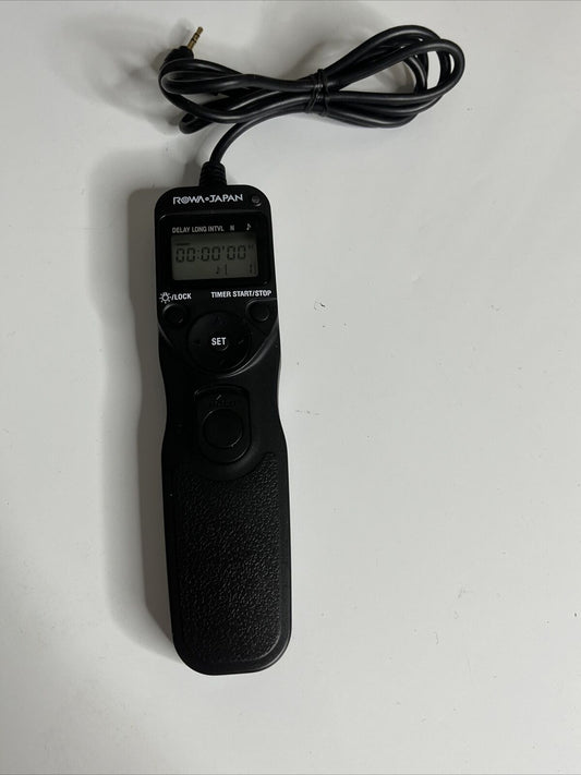 Rowa TC-2001 Japan Timing Remote Switch LCD Pro for Canon RS-60 Pentax CD-205