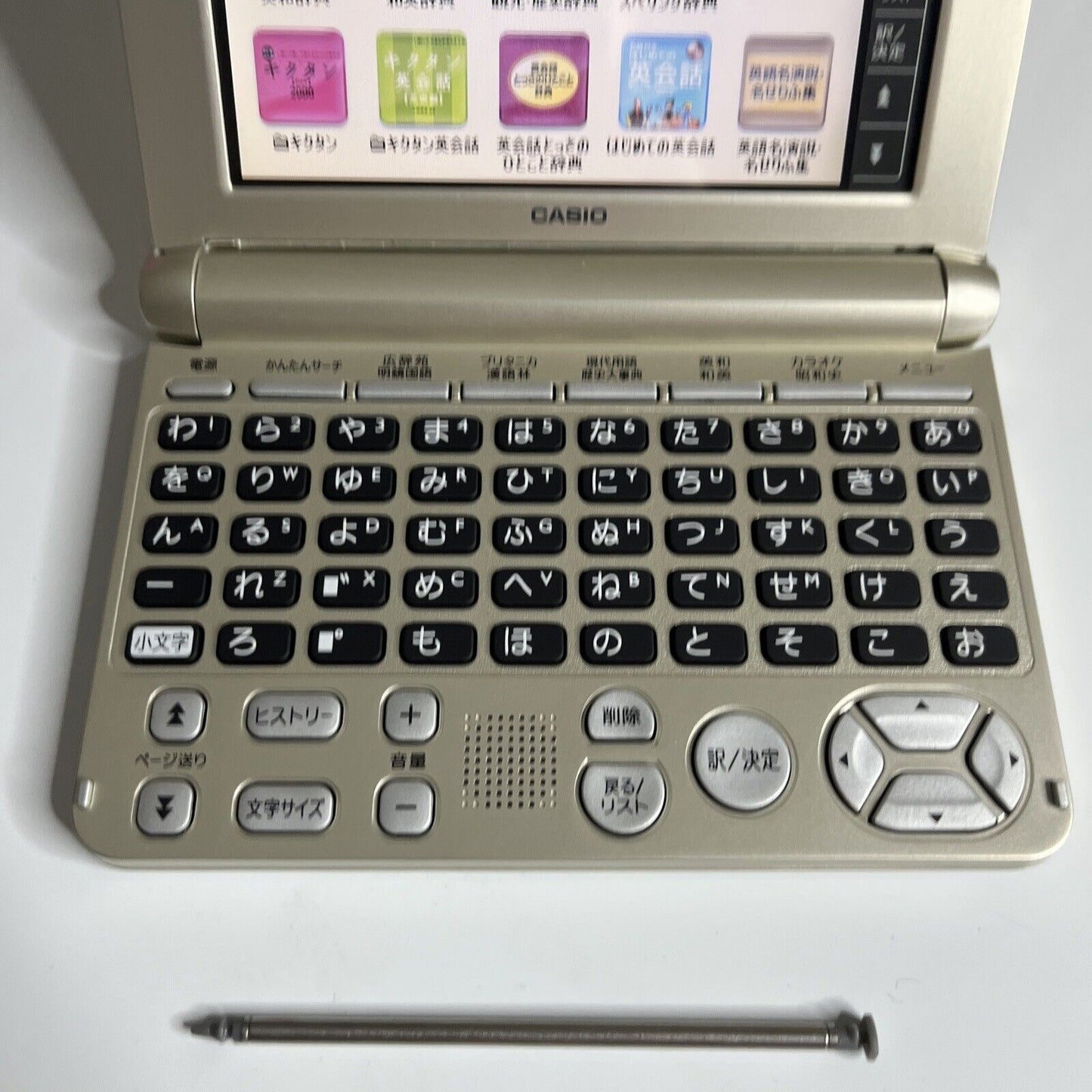 Casio EX-word XD-SK6830 Japanese English Electronic Dictionary Stylus Kanji