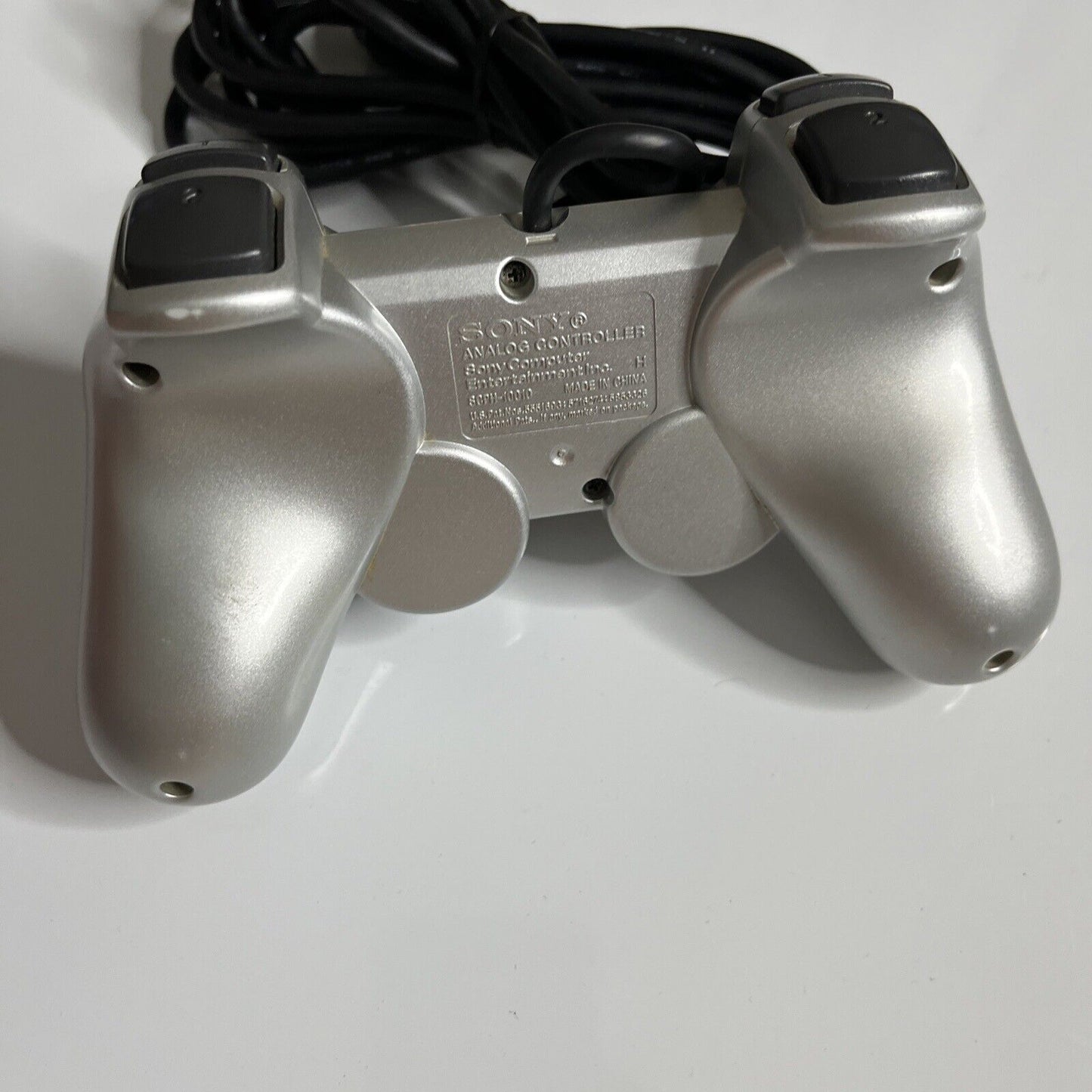 Sony PS2 Dualshock PlayStation 2 Controller Silver SCPH-10010