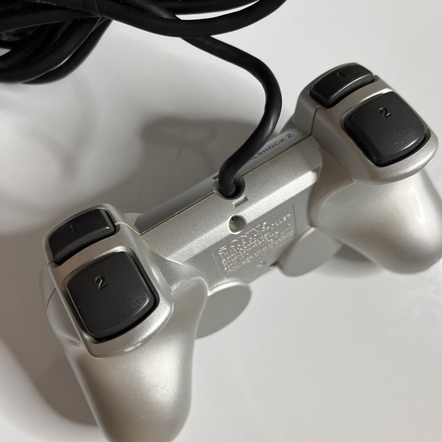 Sony PS2 Dualshock PlayStation 2 Controller Silver SCPH-10010