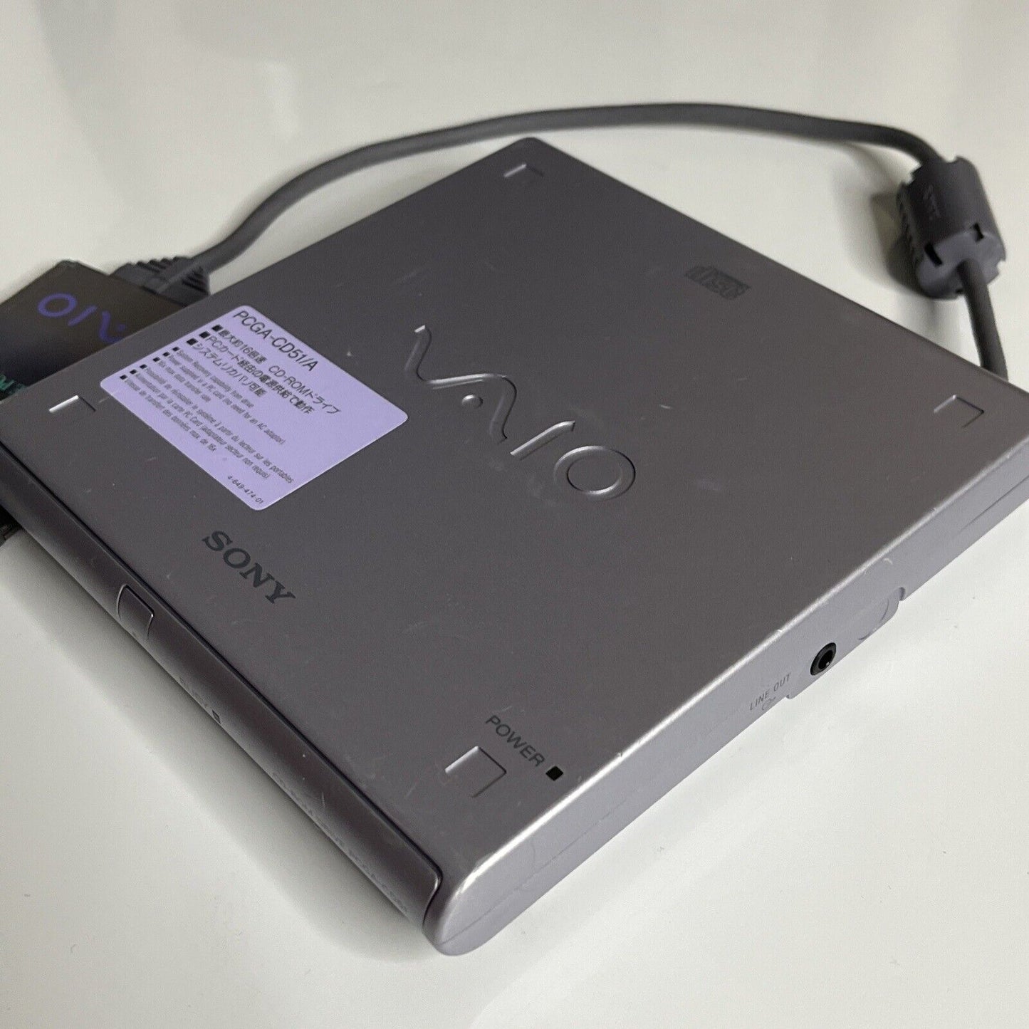 Sony VAIO CD-ROM Drive PC Card PCMCIA PCGA-CD51/A For PC, Amiga A600/A1200