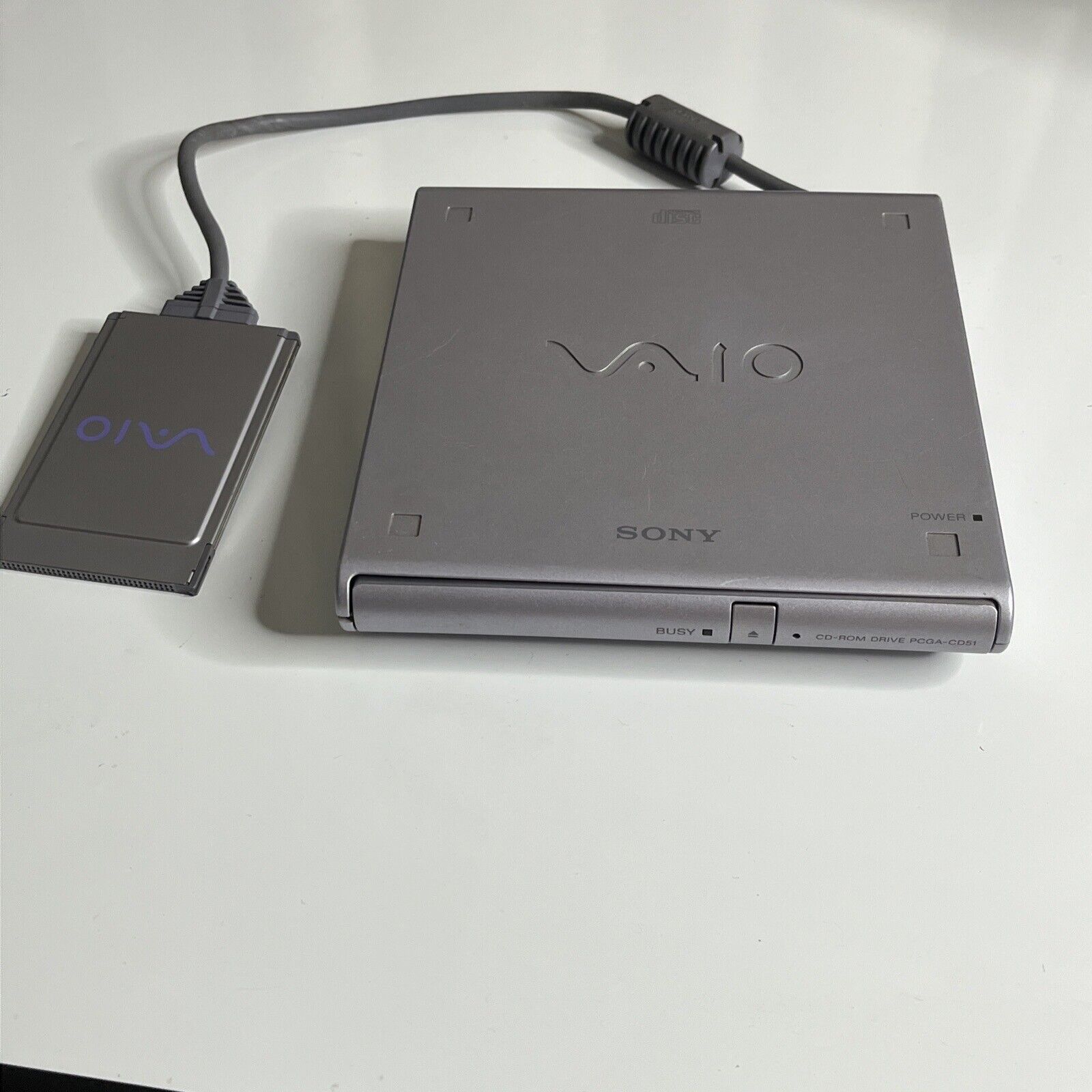 Sony VAIO CD-ROM Drive PCGA-CD51 External PCMCIA for Laptop Amiga A600 ...