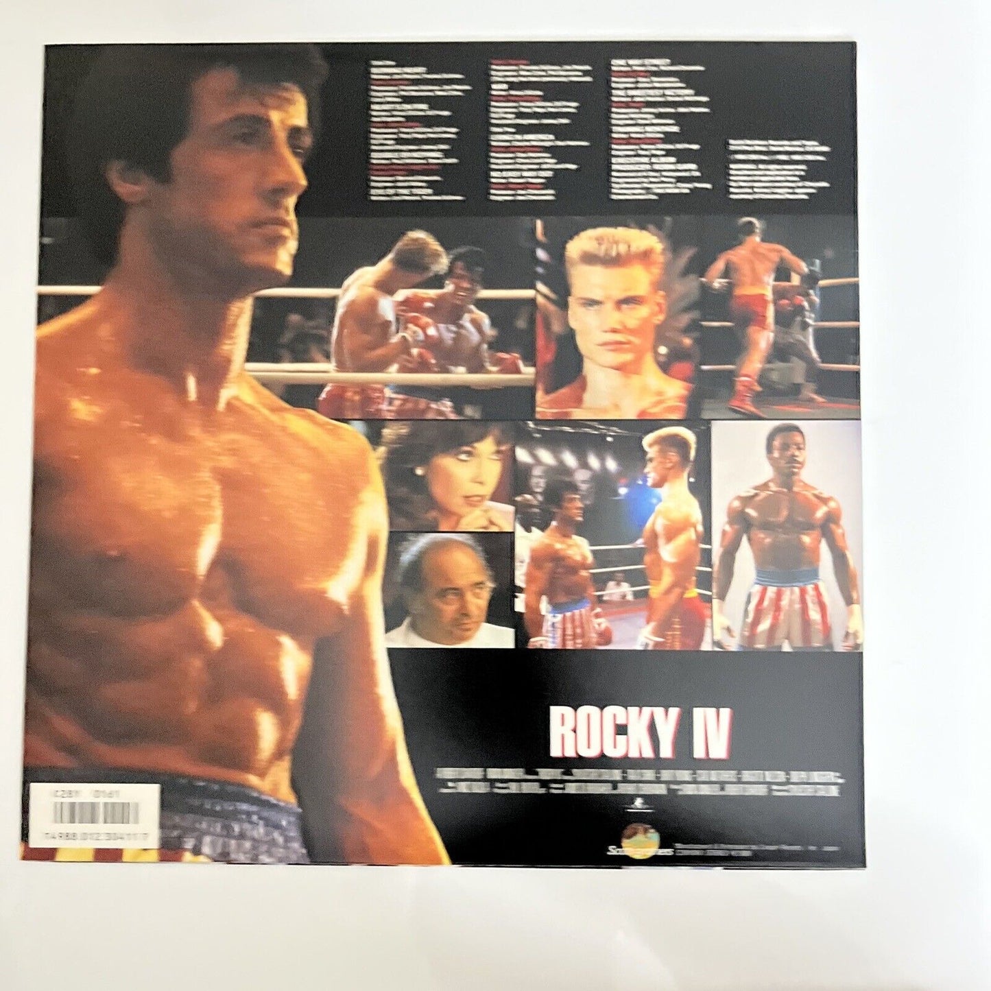 Rocky IV Original Motion Picture Soundtrack LP 1985 Vinyl Record