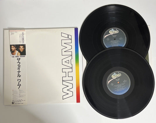 Wham! The Final 2x LP 1986 Vinyl Record Obi Gatefold Epic 38-3P-751