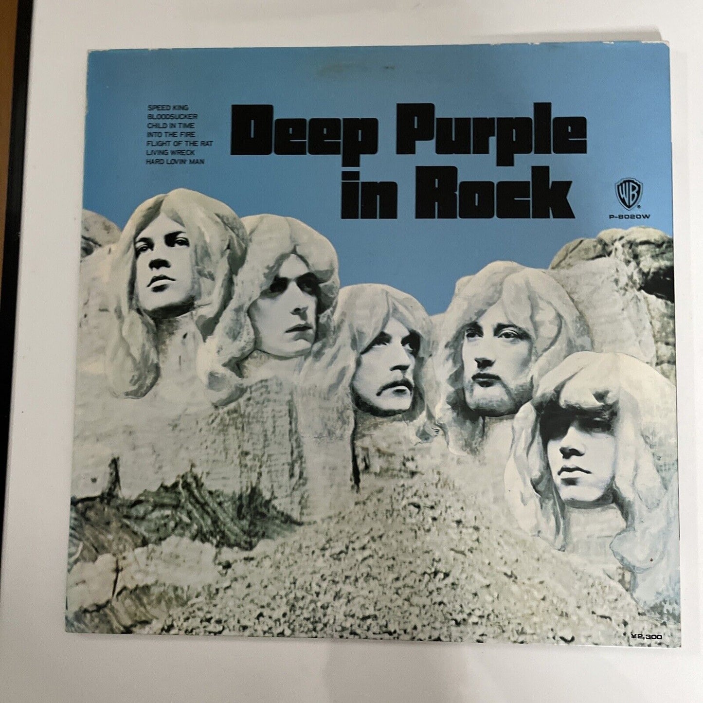 Deep Purple In Rock LP Vinyl Record 1970 Gatefold Obi Warner Bros P-8020W