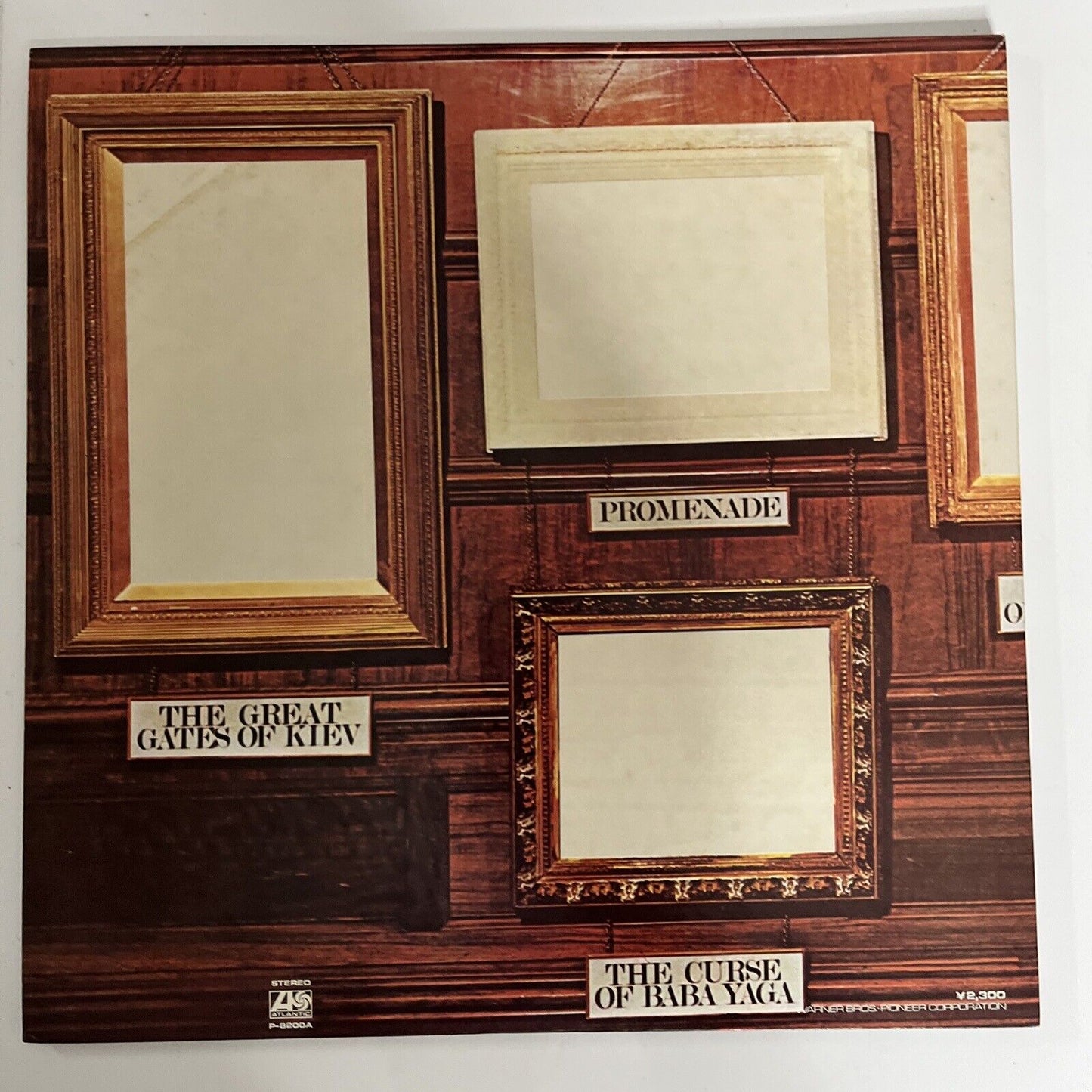 Emerson Lake & Palmer – Pictures At An Exhibition LP 1972 Vinyl Gatefold Obi