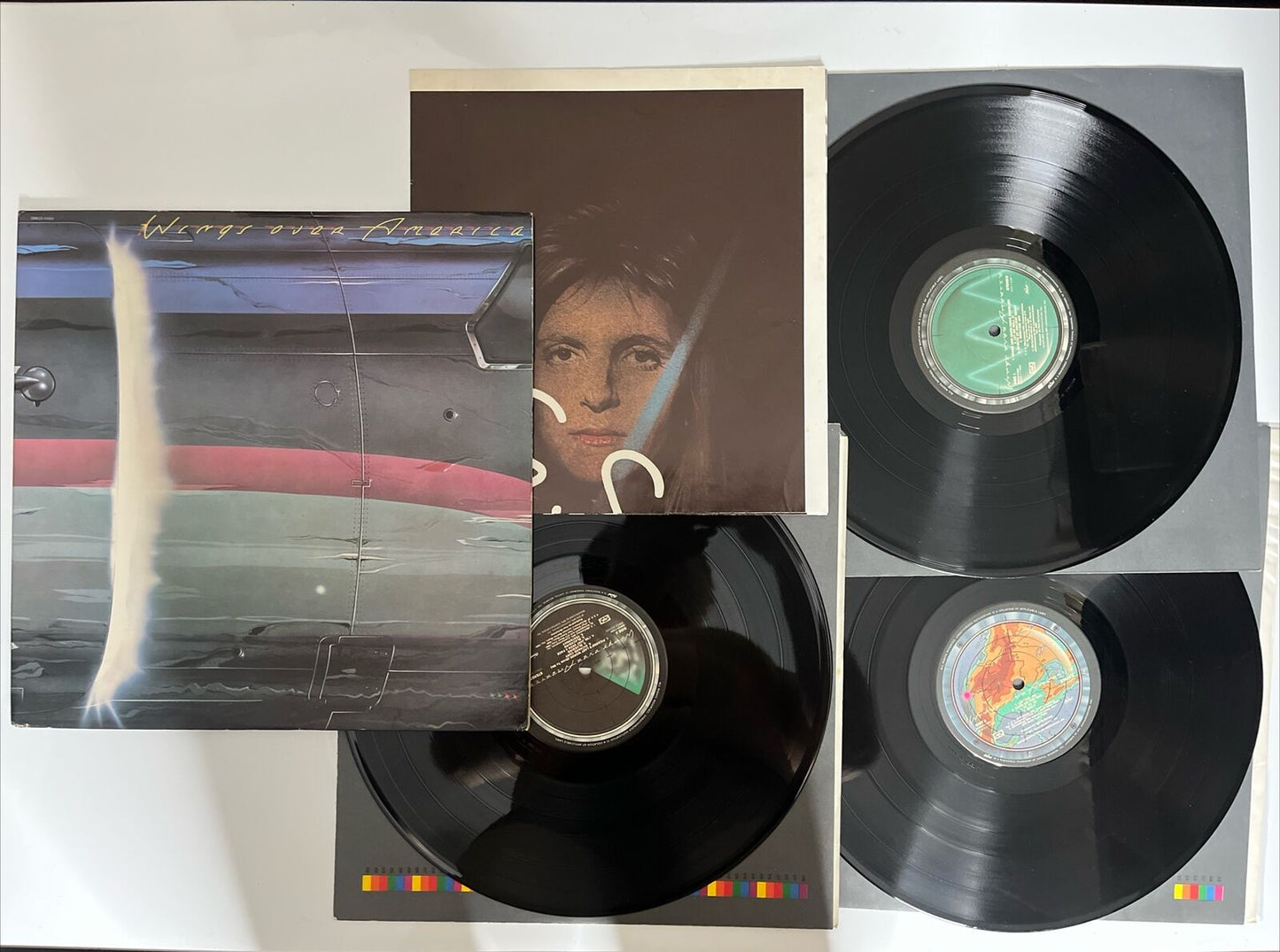 Wings Over America 3x LP Vinyl Record 1976 Gatefold Poster SWCO-11593