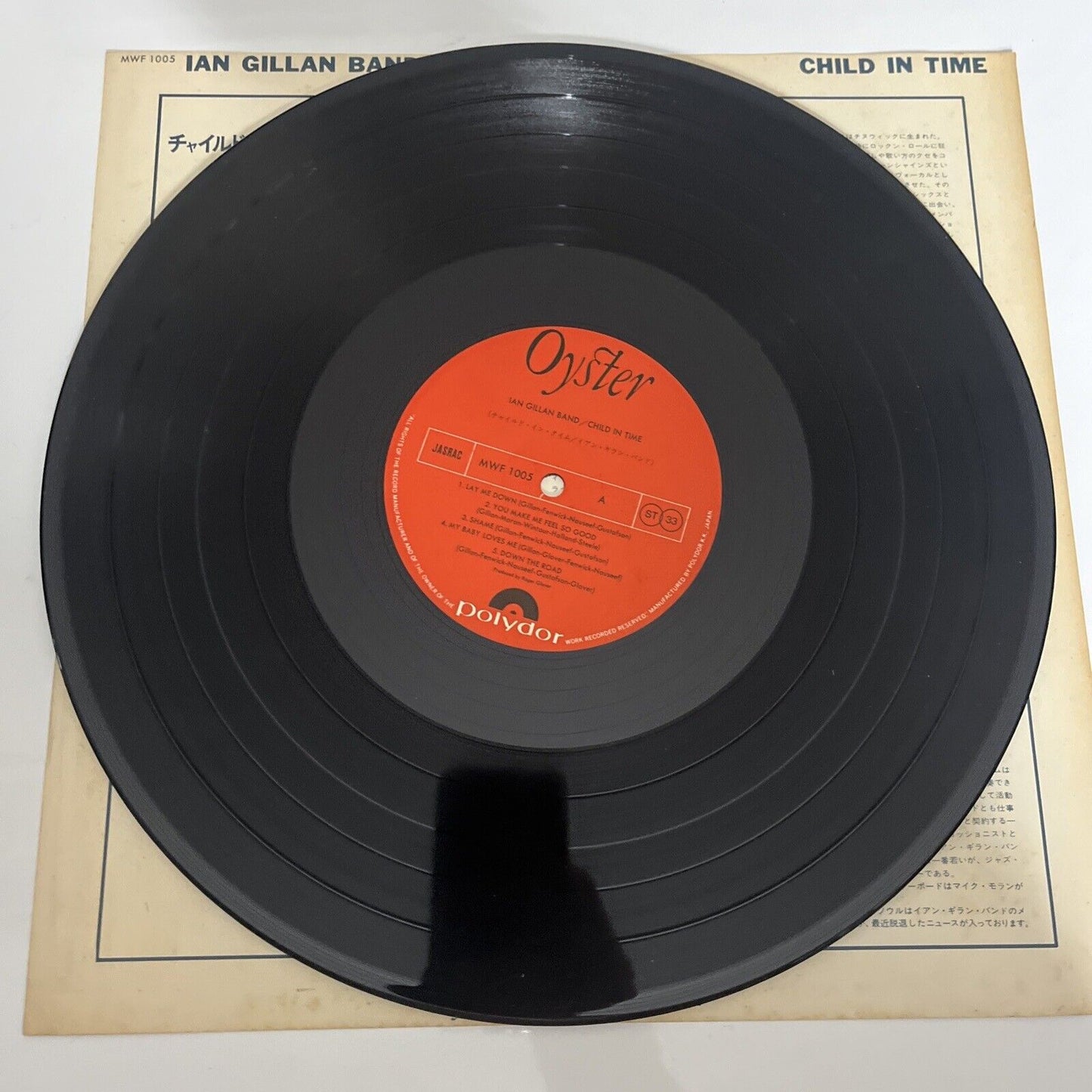 Ian Gillan Band – Child In Time LP 1976 Vinyl Record Gatefold MWF 1005