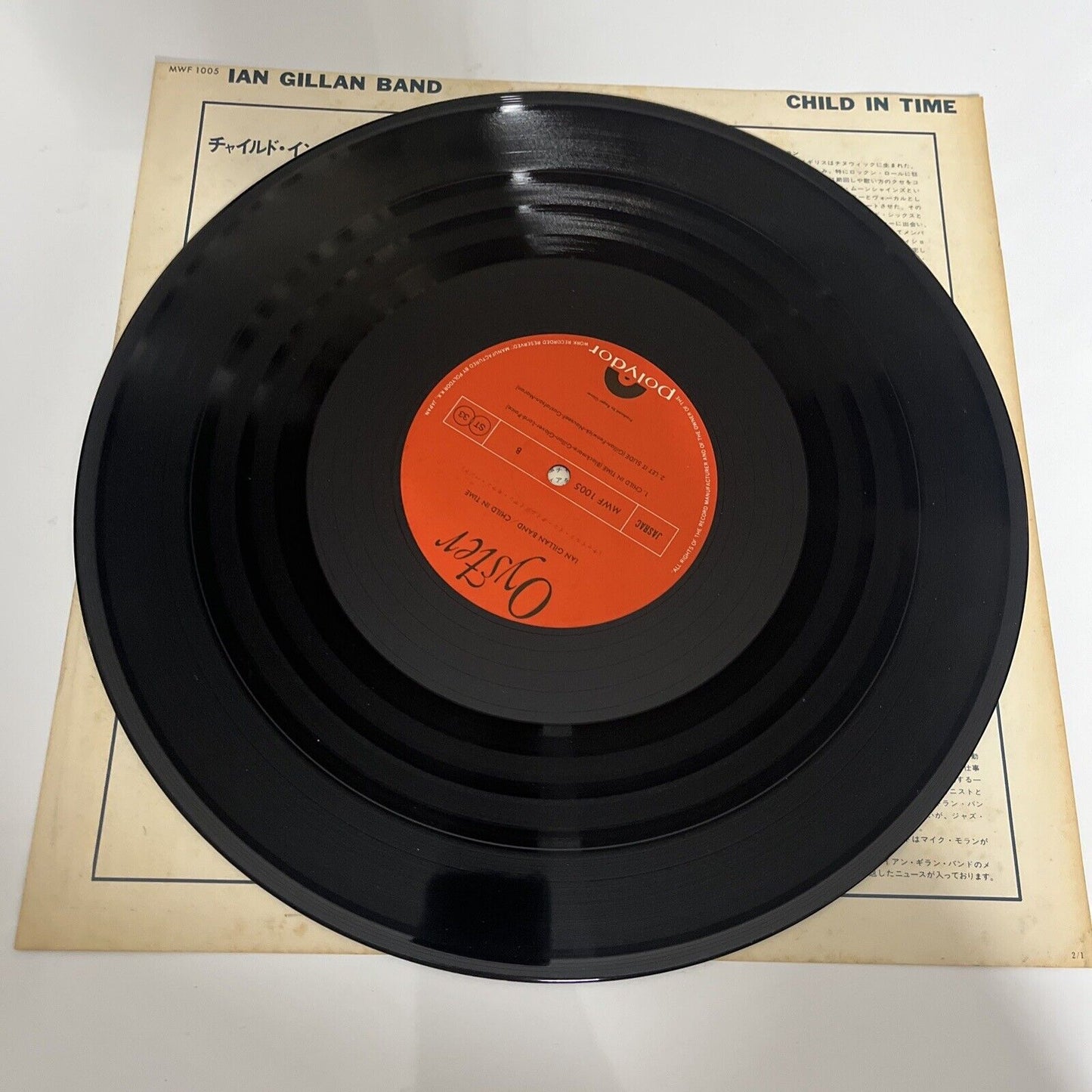 Ian Gillan Band – Child In Time LP 1976 Vinyl Record Gatefold MWF 1005