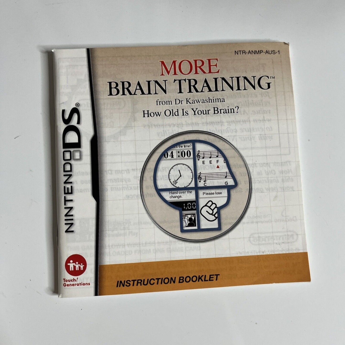 More Brain Training  Nintendo DS NDS Game Complete with Manual