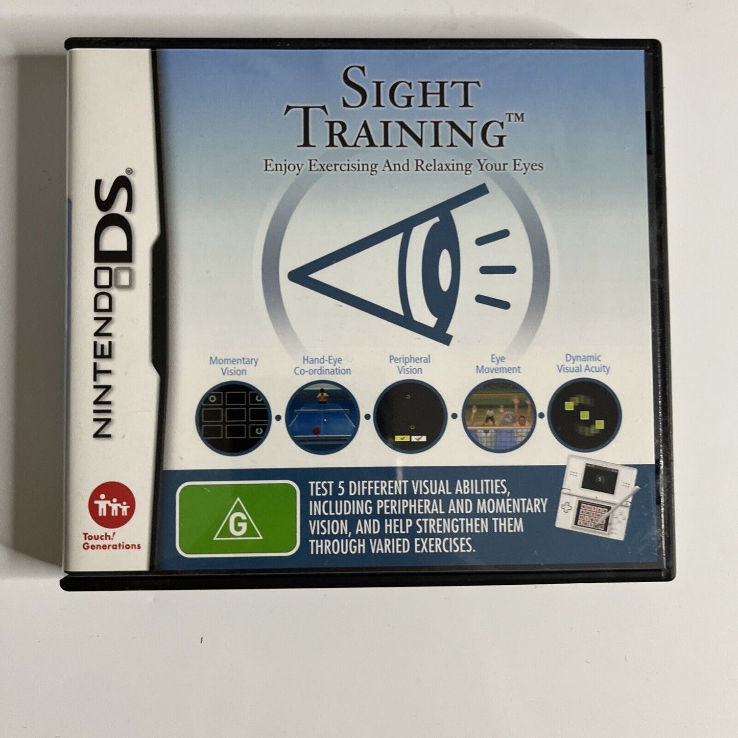 Sight Training: Enjoy Exercising & Relaxing your eyes Nintendo DS 2008 Complete