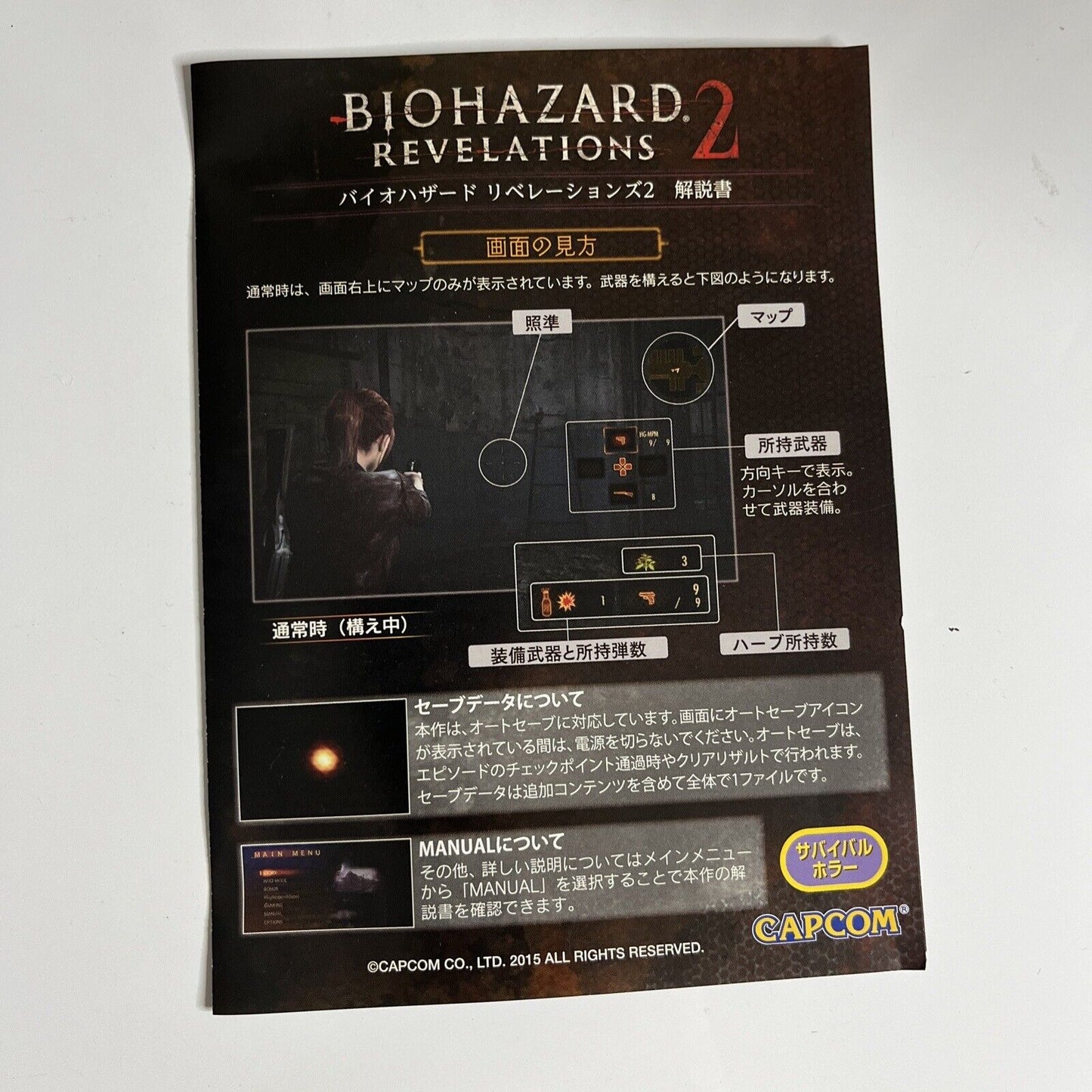 Biohazard Revelations 2 Resident Evil Sony PlayStation 3 PS3 JAPAN Game Complete