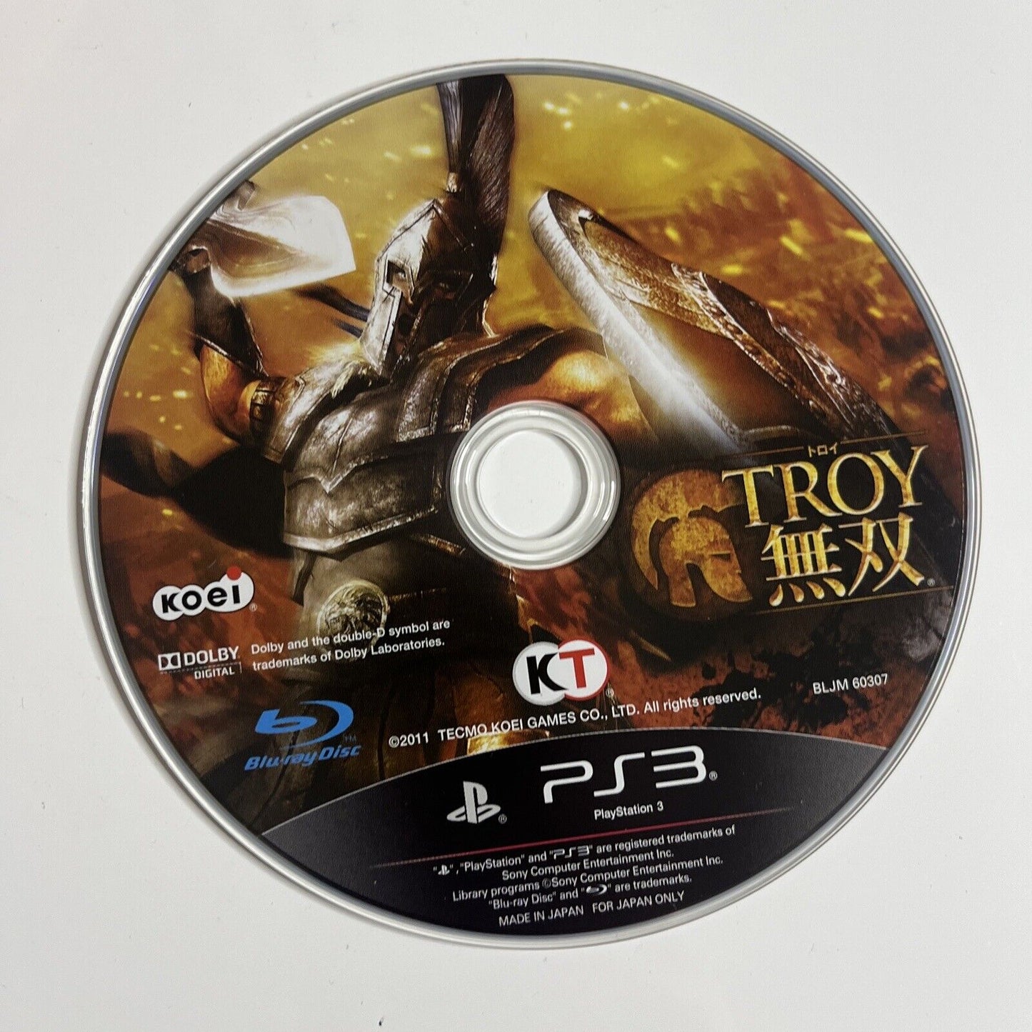 Troy Musou  Sony PlayStation 3 PS3 JAPAN Game Complete