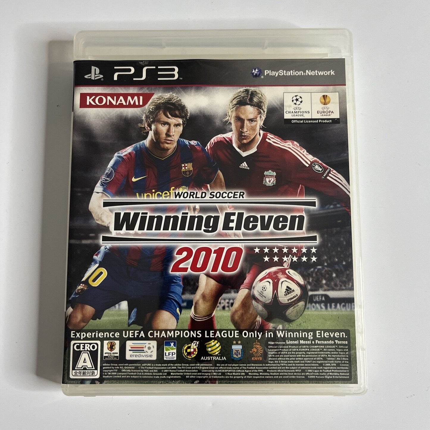 World Soccer Winning Eleven 2010 Sony PlayStation 3 PS3 JAPAN Game Complete