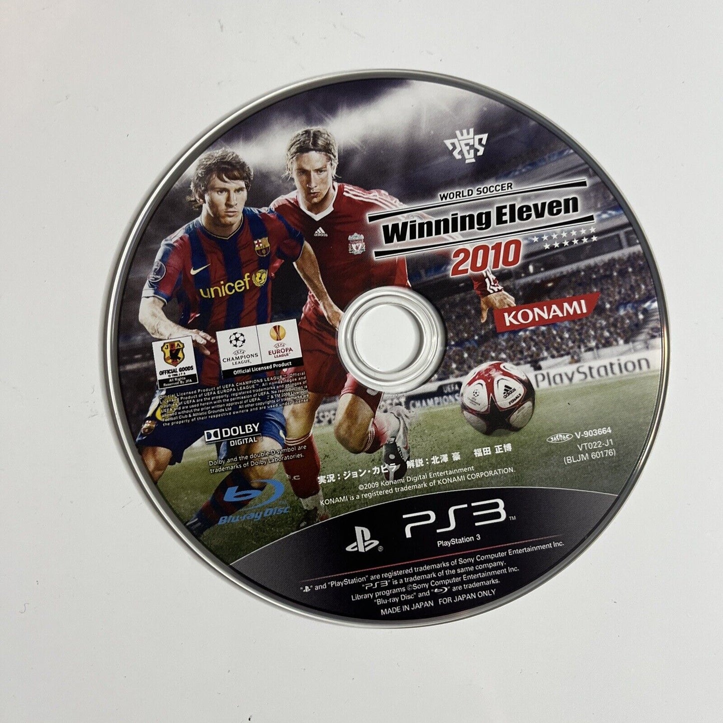 World Soccer Winning Eleven 2010 Sony PlayStation 3 PS3 JAPAN Game Complete